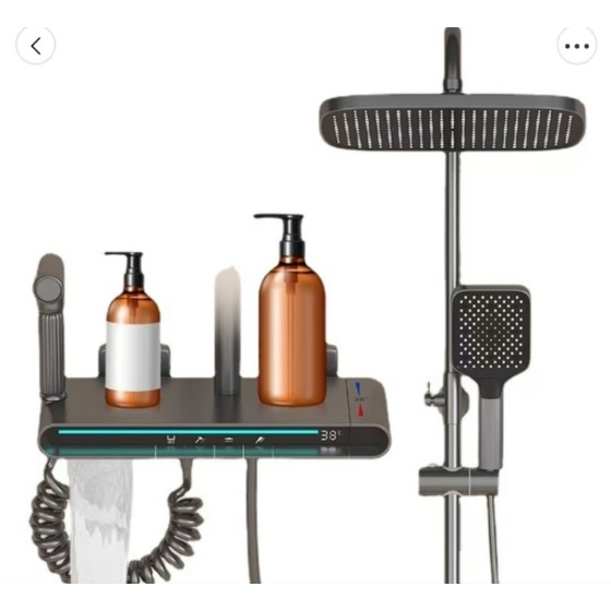 1006-NGN gray shower set ,stock